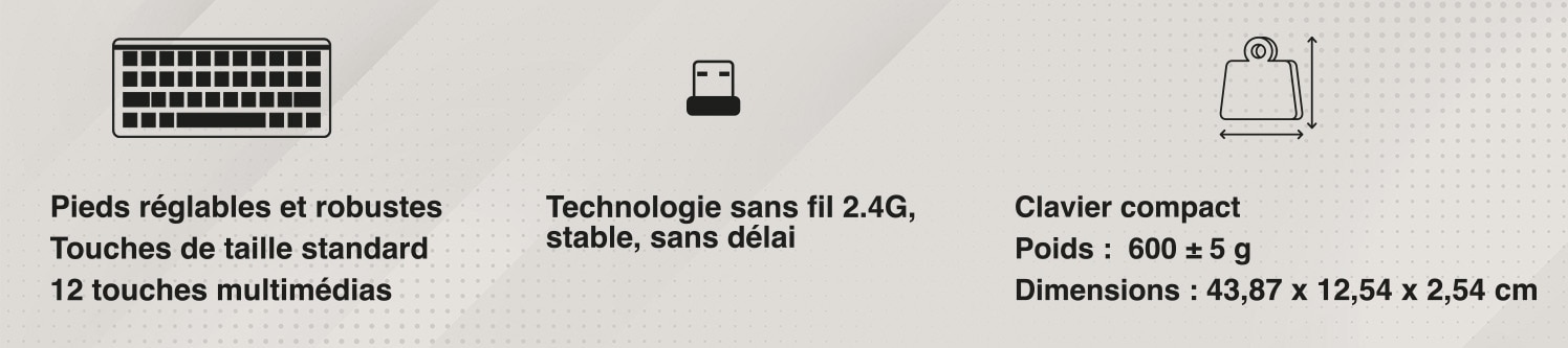 K500NWL - Profil latéral