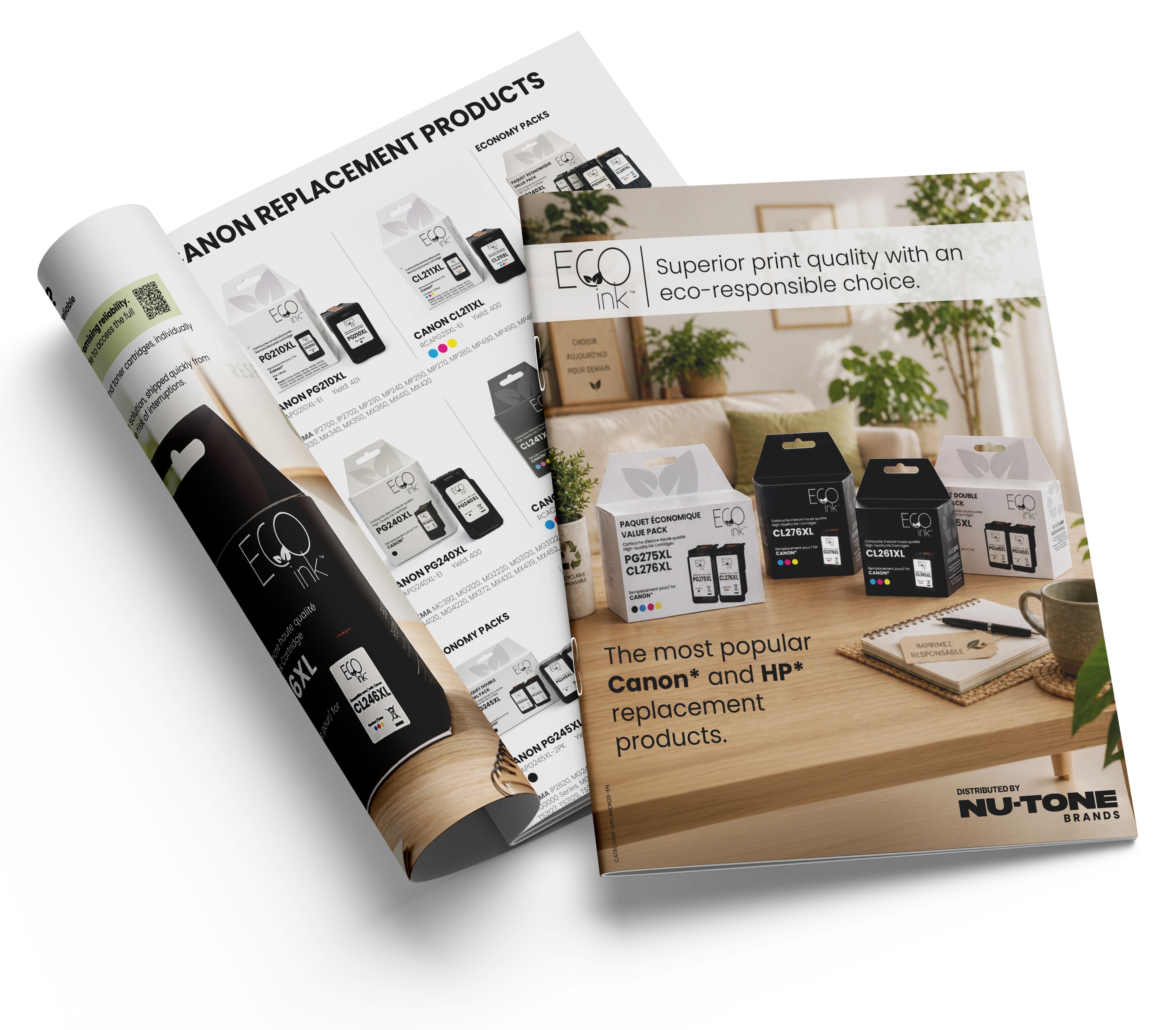 Eco Ink 2026 Catalog — Canon and HP replacement cartridges